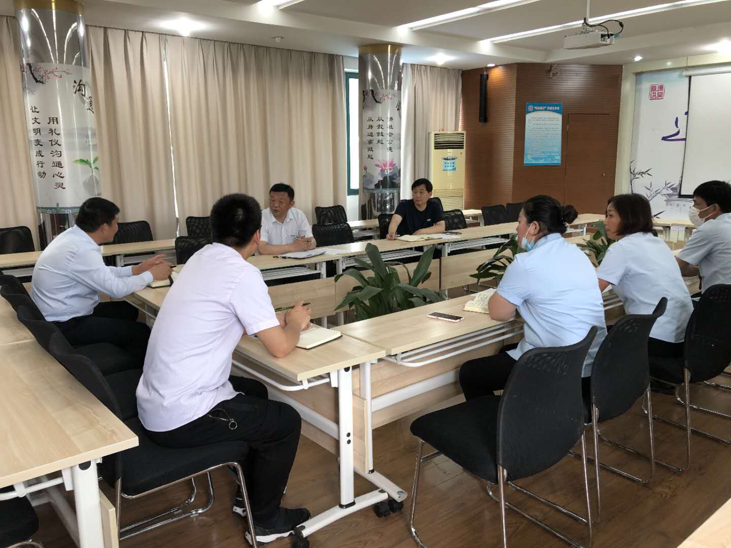 合肥市殡仪馆进场会议.jpg